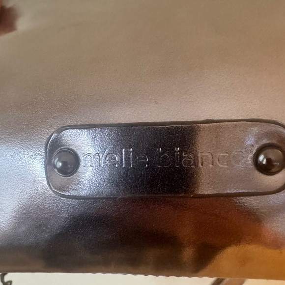 Melie Bianco Metallic Studded Bag - Picture 2 of 10